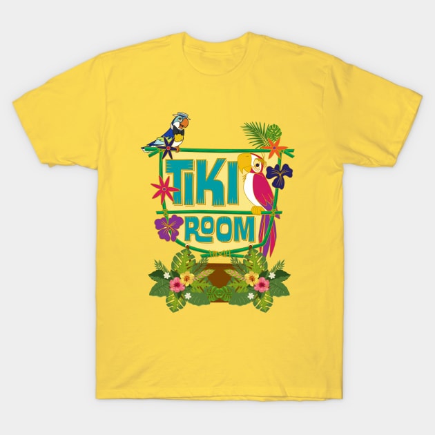 Enchanted Tiki Room T-Shirt by Gvsarts